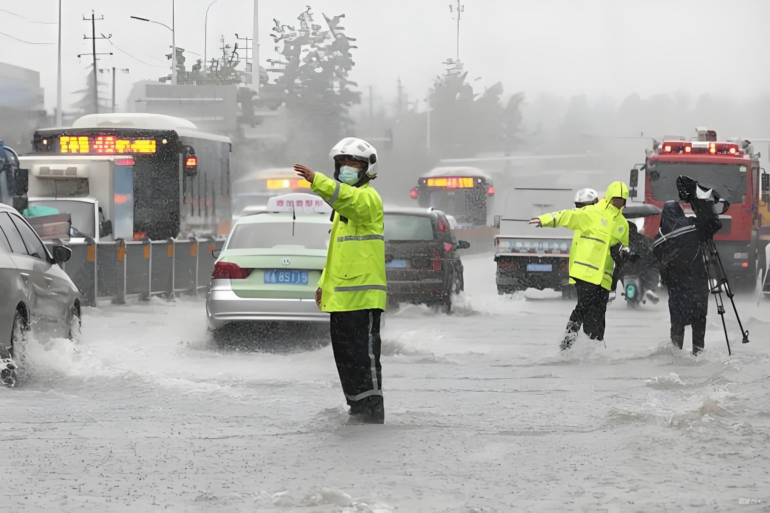 特氟龙雨衣套装：特氟龙TPU花膜与3M反光带的强韧组合